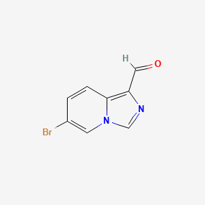 molecular formula C8H5BrN2O B13923517 6-Bromoimidazo[1,5-a]pyridine-1-carboxaldehyde 