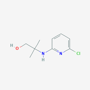 molecular formula C9H13ClN2O B1392400 2-[(6-Chloro-2-pyridinyl)amino]-2-methyl-1-propanol CAS No. 1219963-87-7