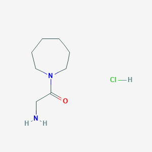 molecular formula C8H17ClN2O B1392404 2-Amino-1-(1-azepanyl)-1-ethanone hydrochloride CAS No. 1220036-33-8
