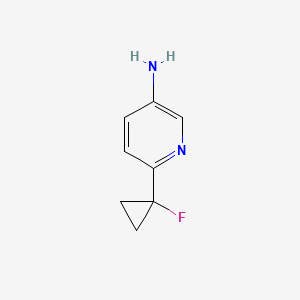 6-(1-Fluorocyclopropyl)-3-pyridinamine