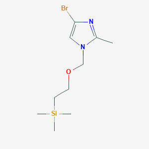 4-Bromo-2-methyl-1-((2-(trimethylsilyl)ethoxy)methyl)-1H-imidazole