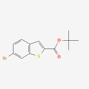 molecular formula C13H13BrO2S B13924110 tert-Butyl 6-bromobenzo[b]thiophene-2-carboxylate 