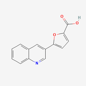 5-(3-Quinolinyl)-2-furoic acid