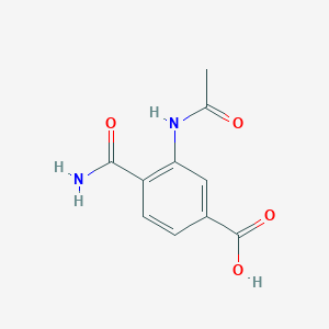 3-(Acetylamino)-4-(aminocarbonyl)benzoic acid