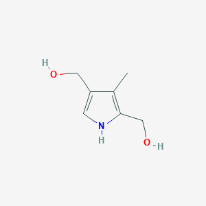 molecular formula C7H11NO2 B13924261 3-methyl-1H-Pyrrole-2,4-dimethanol 