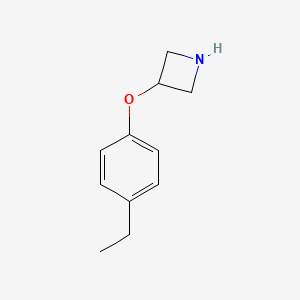 molecular formula C11H15NO B1392427 3-(4-Ethylphenoxy)azetidine CAS No. 1219948-83-0