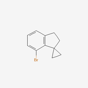 7'-Bromo-2',3'-dihydrospiro[cyclopropane-1,1'-indene]