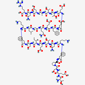 molecular formula C131H200N34O48 B13924337 Peripheral Myelin Protein P2 (53-78), bovine 