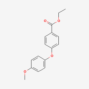 Benzoic acid, 4-(4-methoxyphenoxy)-, ethyl ester