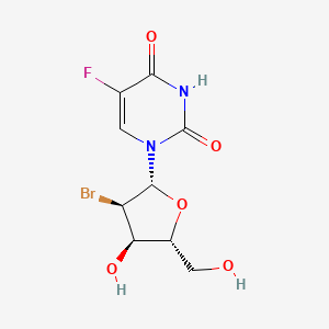 1-[(2R,3R,4R,5R)-3-bromo-4-hydroxy-5-(hydroxymethyl)oxolan-2-yl]-5-fluoropyrimidine-2,4-dione