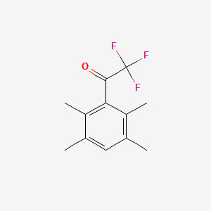 molecular formula C12H13F3O B1392445 2,3,5,6-Tetramethyl-2,2,2-trifluoroacetophenone CAS No. 1143461-70-4