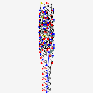 molecular formula C193H281N45O50S4 B13924494 Bicycle Toxin 8009 