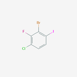 2-Bromo-4-chloro-3-fluoro-1-iodobenzene