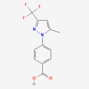 4-(5-Methyl-3-(trifluoromethyl)-1H-pyrazol-1-yl)benzoic acid