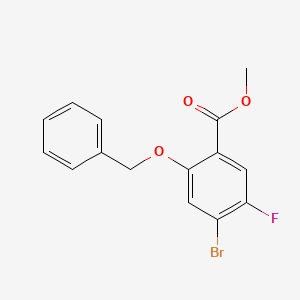 Methyl 2-(benzyloxy)-4-bromo-5-fluorobenzoate