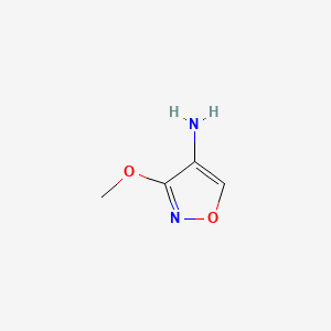 molecular formula C4H6N2O2 B13924632 3-Methoxyisoxazol-4-amine 