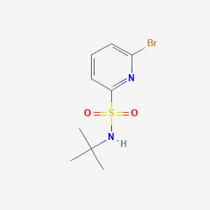 molecular formula C9H13BrN2O2S B13924663 6-Bromo-N-(tert-butyl)pyridine-2-sulfonamide 