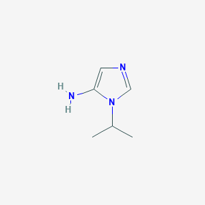 molecular formula C6H11N3 B13924686 1-Isopropyl-1H-imidazol-5-amine 