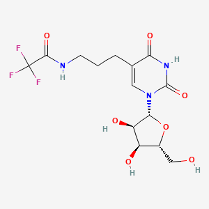 molecular formula C14H18F3N3O7 B13924694 5-[3-[(Trifluoroacetyl)amino]propyl]uridine 