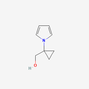 molecular formula C8H11NO B13924727 (1-(1H-pyrrol-1-yl)cyclopropyl)methanol 