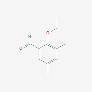 molecular formula C11H14O2 B1392475 2-Ethoxy-3,5-dimethylbenzaldehyde CAS No. 883536-29-6