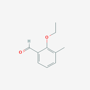 molecular formula C10H12O2 B1392476 2-Ethoxy-3-methyl-benzaldehyde CAS No. 532965-62-1