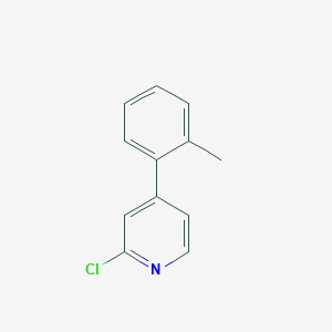 molecular formula C12H10ClN B13924818 2-Chloro-4-(2-methylphenyl)pyridine CAS No. 883874-67-7