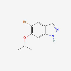 molecular formula C10H11BrN2O B13924849 5-Bromo-6-isopropoxy-1H-indazole 