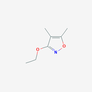 molecular formula C7H11NO2 B13924905 3-Ethoxy-4,5-dimethyl-1,2-oxazole CAS No. 127020-26-2