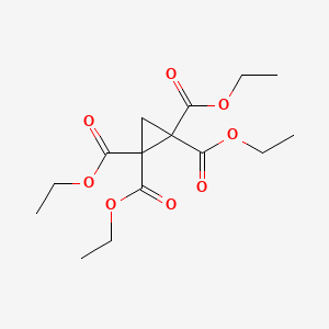 molecular formula C15H22O8 B13924972 Tetraethyl 1,1,2,2-cyclopropanetetracarboxylate 