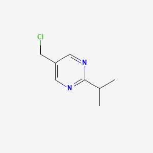 molecular formula C8H11ClN2 B13925034 5-(Chloromethyl)-2-isopropylpyrimidine 