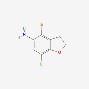 4-Bromo-7-chloro-2,3-dihydrobenzofuran-5-amine