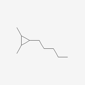 1,2-Dimethyl-3-pentylcyclopropane