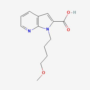 1-(4-Methoxybutyl)-1H-pyrrolo[2,3-B]pyridine-2-carboxylic acid