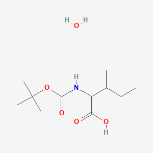 2-(tert-butoxycarbonylamino)-3-methyl-pentanoic acid hydrate;Boc-Ile-OH