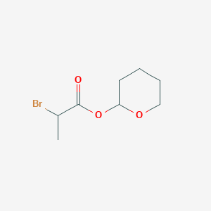 Propanoic acid, 2-bromo-, tetrahydro-2H-pyran-2-yl ester