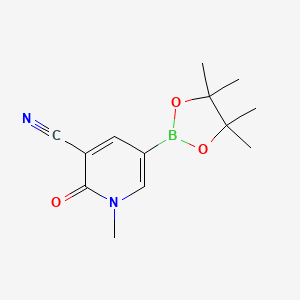 1-Methyl-2-oxo-5-(4,4,5,5-tetramethyl-1,3,2-dioxaborolan-2-yl)pyridine-3-carbonitrile