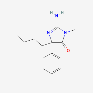 2-Imino-5-butyl-3-methyl-5-phenyl-imidazolidin-4-one