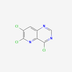 molecular formula C7H2Cl3N3 B13925195 4,6,7-Trichloropyrido[3,2-d]pyrimidine 