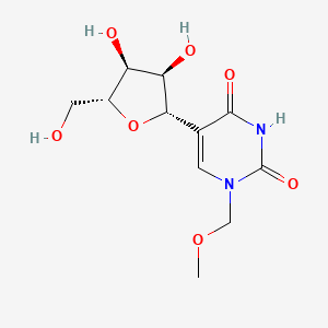 5-[(2S,3R,4S,5R)-3,4-dihydroxy-5-(hydroxymethyl)oxolan-2-yl]-1-(methoxymethyl)pyrimidine-2,4-dione