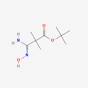 tert-butyl2-(N'-hydroxycarbamimidoyl)-2,2-dimethylacetate