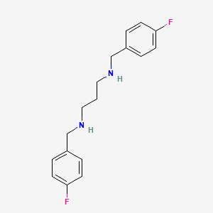 molecular formula C17H20F2N2 B1392527 N,N'-Bis(4-fluorobenzyl)propane-1,3-diamine CAS No. 1242902-13-1