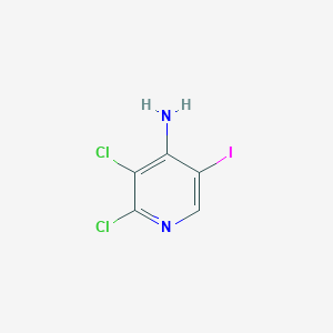 molecular formula C5H3Cl2IN2 B13925273 2,3-Dichloro-5-iodopyridin-4-amine 