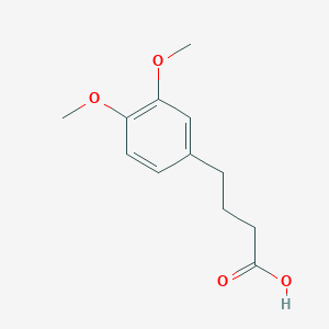 B139253 4-(3,4-Dimethoxyphenyl)butanoic acid CAS No. 13575-74-1