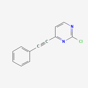 2-Chloro-4-(phenylethynyl)pyrimidine