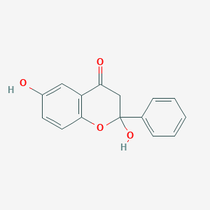 molecular formula C15H12O4 B13925329 2,6-Dihydroxy-2-phenylchroman-4-one 