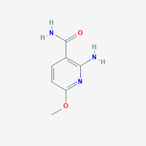 molecular formula C7H9N3O2 B13925379 2-Amino-6-methoxynicotinamide 