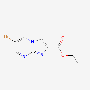 Ethyl 6-bromo-5-methylimidazo[1,2-a]pyrimidine-2-carboxylate