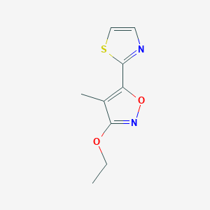 3-Ethoxy-4-methyl-5-(2-thiazolyl)isoxazol