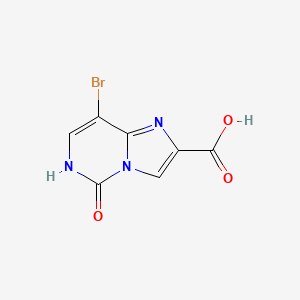 8-Bromo-5,6-dihydro-5-oxoimidazo[1,2-c]pyrimidine-2-carboxylic acid